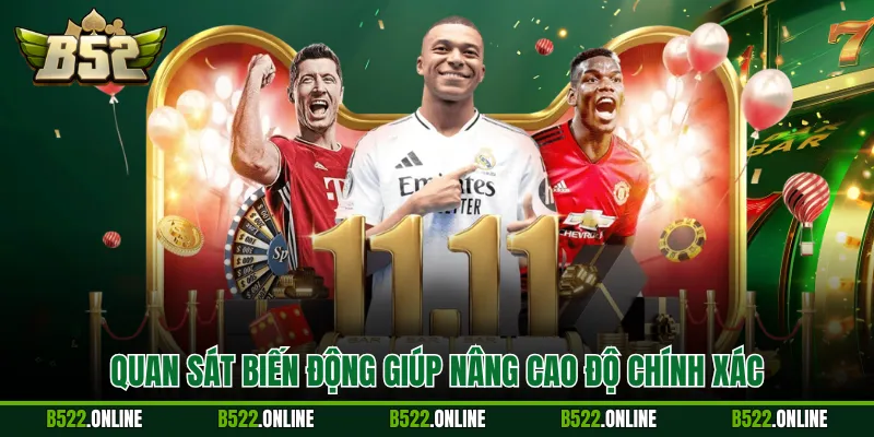 Quan sát biến động giúp nâng cao độ chính xác